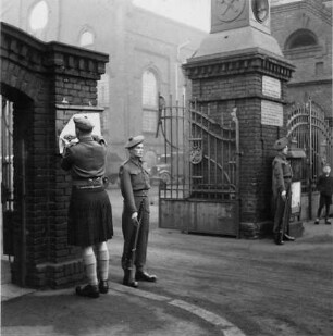 British take over german mines