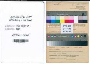 Entnazifizierung Rudolf Zweifel , geb. 07.08.1909 (Kaufmann)