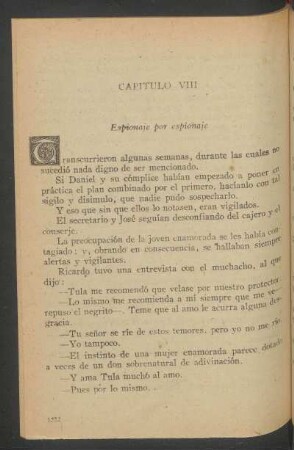Capítulo VIII - Espionaje por espionaje