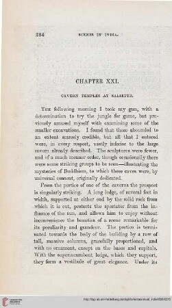 Chapter XXI: Cavern Temples at Salsette