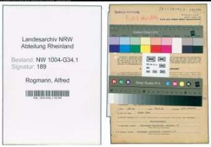 Entnazifizierung Alfred Rogmann , geb. 19.04.1885 (Arzt)