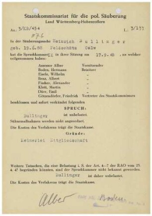 Bullinger, Heinrich