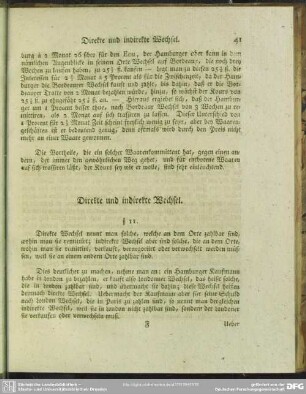 Direkte und indirekte Wechsel