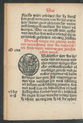 Hernach volget ein gmeine bycht und betrachtung über die volbrachten sünd unnd underwegen gelassen guten werck.