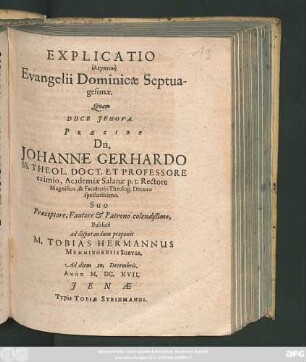 Explicatio elenktikē Evangelii Dominicae Septuagesimae