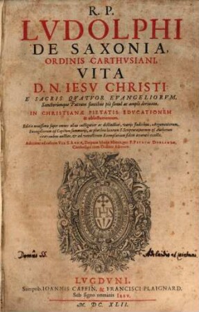 Vita Jesu Christi