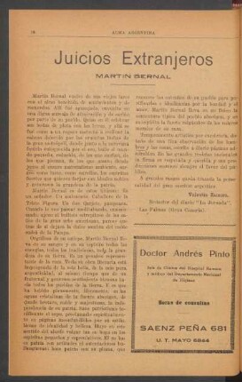 Juicios extranjeros : Martín Bernal