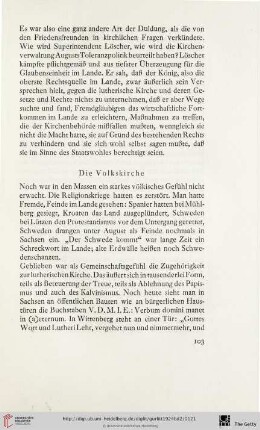 e) Volkskirche