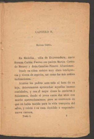 Capítulo II. : Hernan Cortés.