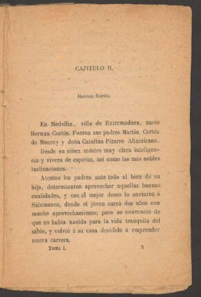 Capítulo II. : Hernan Cortés.