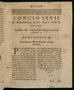 435-443, Concio XLVII. in dominica XVIII. post pentecosten