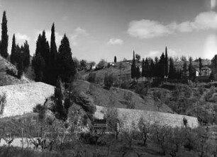 Florenz-Fiesole. Landschaft beim Castel di Poggio