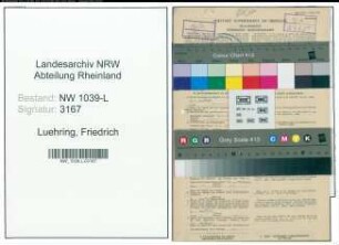 Entnazifizierung Friedrich Luehring , geb. 15.03.1920 (Schriftsetzer)