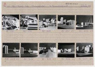 Modell: Wohngebiet Fennpfuhl (Ho-Chi-Minh-Straße)/4. Bauabschnitt. Berlin, Lichtenberg, Landsberger Allee (Leninallee)/Weißenseer Weg (1976-1992 Ho-Chi-Minh-Straße)