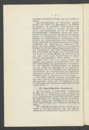 XII. Gewerkschaftliche Kampfmittel