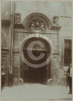 Portal des Bürgerhauses Junkernstr. 16 in Breslau