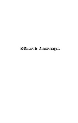 Erläuternde Anmerkungen