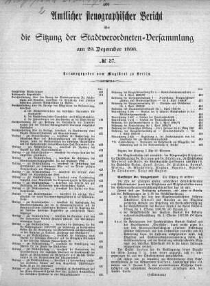 No 37, 29. Dezember 1898