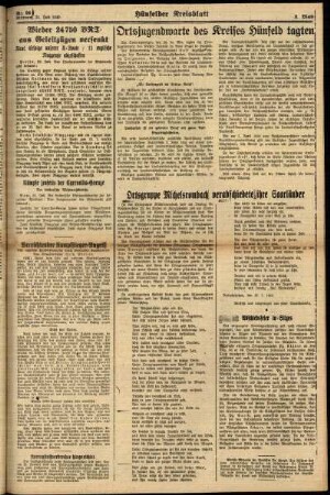 Zweite Ausgabe vom Mittwoch, den 31. Juli 1940.