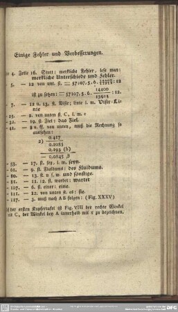 Einige Fehler und Verbesserungen