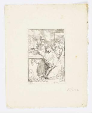 Opfergabe, Blatt 2 der Folge "Sujets d’histoire et de mythologie"