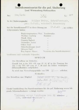 Müller, Fritz