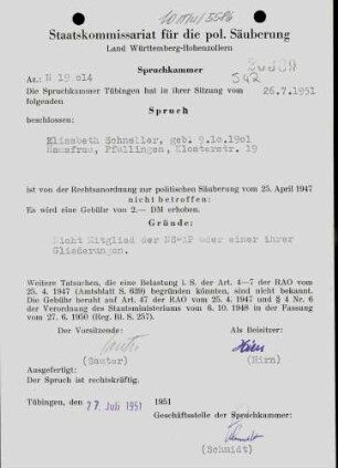 Schneller, Elisabeth
