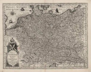 Nova Germaniæ & Accurata delineatio. : Ubieunq[ue] B. Lector talem (*) viderit asteriscum cogitabit inibi eße Academiam.