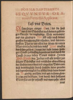 Sequuntur Orationes Foemellis Applicatae.