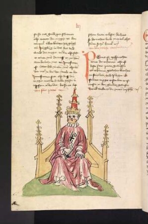 Der hl. Petrus als thronender Papst (statt Petrus Märtyrer)