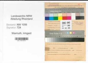 Entnazifizierung Irmgard Warmuth , geb. 06.09.1909 (Journalistin)