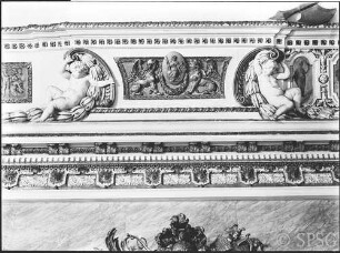 Potsdam, Stadtschloss, Marmorsaal, R.: 12, Deckendetail von Andreas Schlüter.
