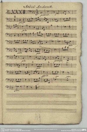 32. Anonymus, Arioso, f-Moll
