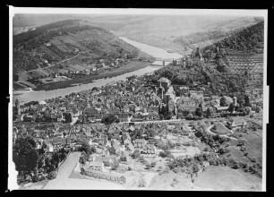 Blick auf Wertheim, Burg und Kreuzwertheim