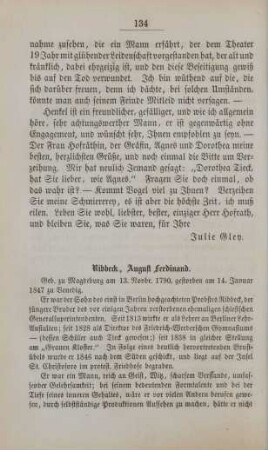 Ribbeck, August Ferdinand