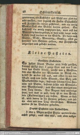 Kleine Pasteten