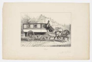 Tricycles, Blatt 5 der Folge "Voitures publiques"