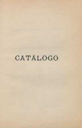 Catálogo