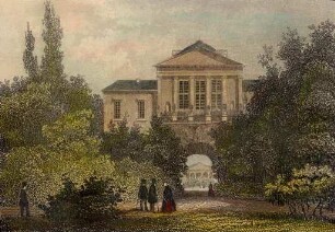 Ansichten Karlsruher Gebäude, Bauwerke und Denkmäler. "Palais der Herzogin von Nassau in Carlsruhe"