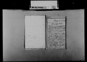 Schreiben von Ludwig Kirsner, Donaueschingen, an August Lamey: Dank für die Anteilnahme Lameys am Tod der Frau Kirsners, Amalia Kirsner.