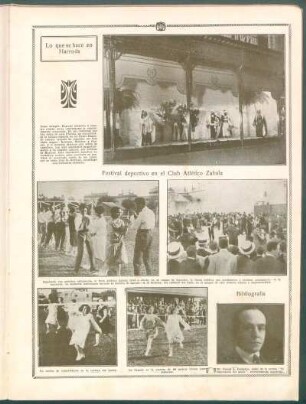 Festival deportivo en el Club Atlético Zabala