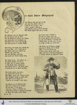 Des neuen Jahres Morgengruß.