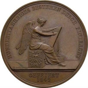 Medaille, 1842