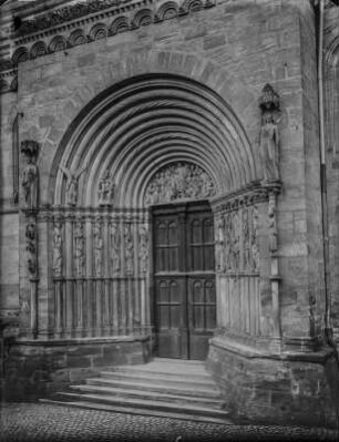 Bamberger Dom : Das Fürstenportal an der nördlichen Langhausseite