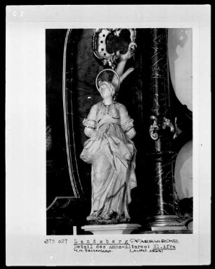 Figur der Heiligen Afra vom Anna-Altar