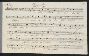 No. 2 Tenor-Solo