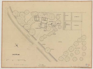 Austum (Kreis Steinfurt): Hof Wegmann. Lageplan
