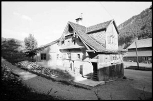 Reuthe: altes Bauernhaus des Bregenzer Waldes