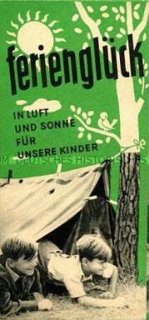 Werbe- und Informationsprospekt für Kinderferienlager