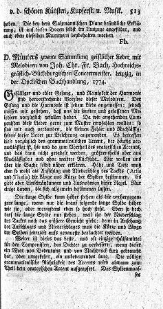 : Geistliche Lieder mit Melodieen. Slg.2.